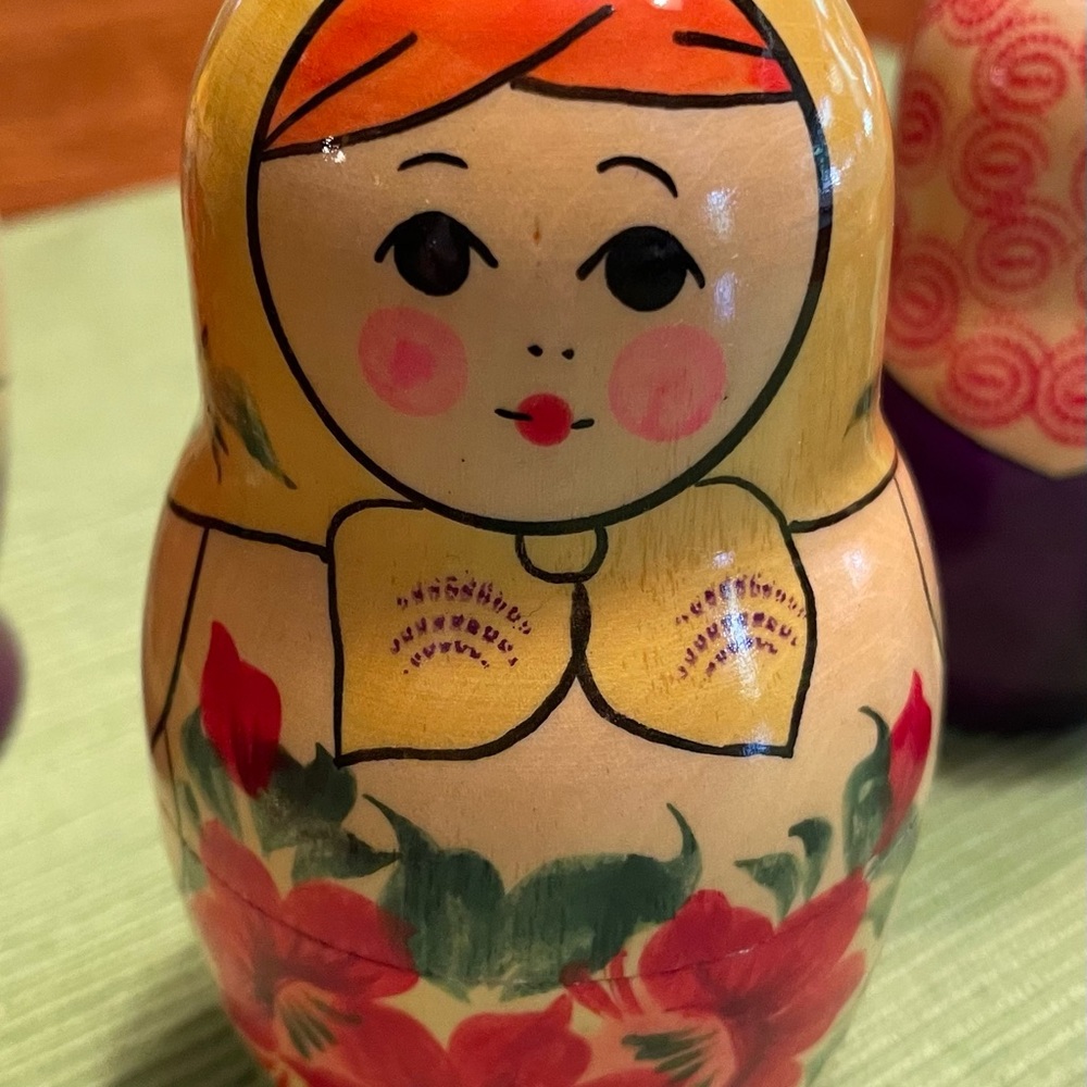Vintage Russian Nesting Dolls